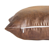 Argos Home faux leather cushion tan 50x30cm - British product