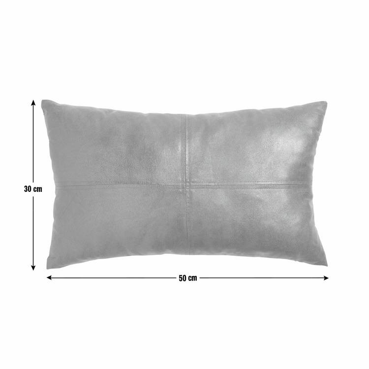 Argos Home faux leather cushion tan 50x30cm - British product