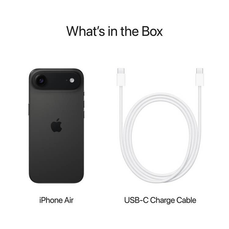 Apple iPhone Air 256GB Space Black smartphone - British product