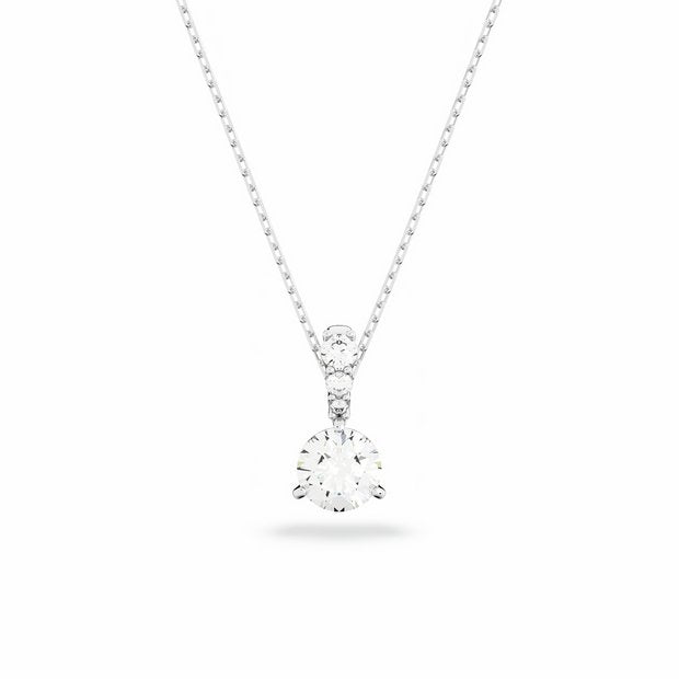 Swarovski silver plated crystal pendant necklace - British product