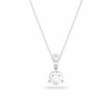 Swarovski silver plated crystal pendant necklace - British product