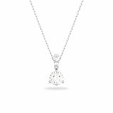 Swarovski silver plated crystal pendant necklace - British product