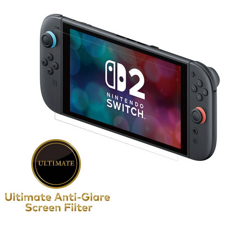 HORI anti-glare screen filter for Nintendo Switch 2, UK version