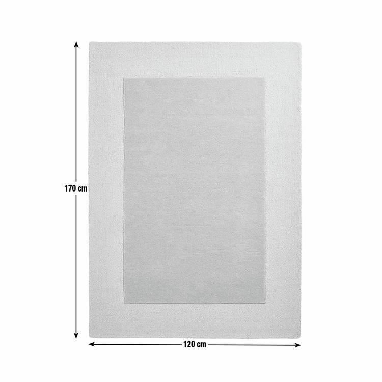 Habitat taupe wool cut pile rug 120x170cm, imported from the UK