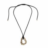 Argos Freedom Gold And Black Cord Pendant Necklace 53cm- Buy online at McGrocer