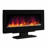 Argos Be Modern Amari Wall Mounted Electric Fire - Black Glass, 1-2kW- Buy online at McGrocer