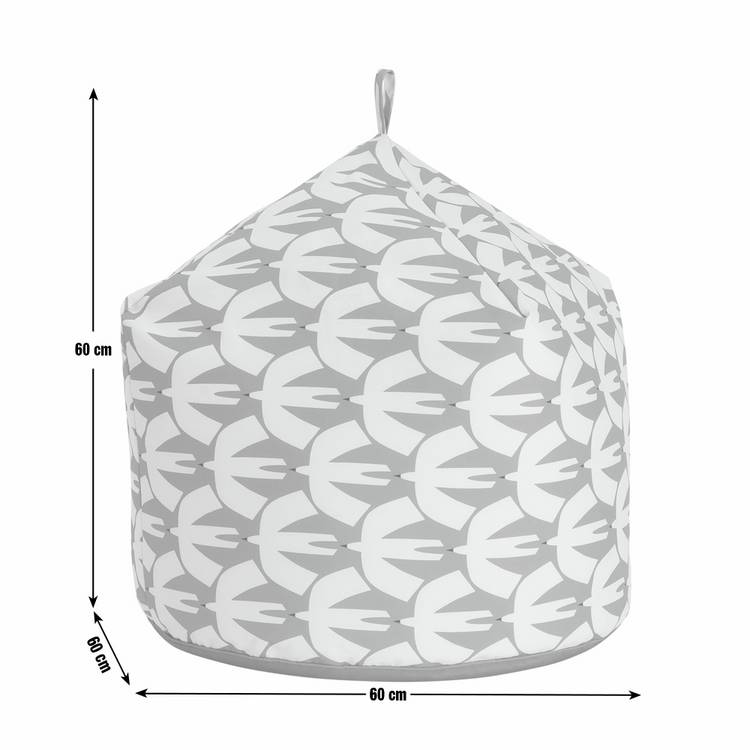 Habitat X Scion indoor outdoor bean bag with handle, imported from the UK