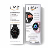 Limit smart watch black silicone strap (British brand)
