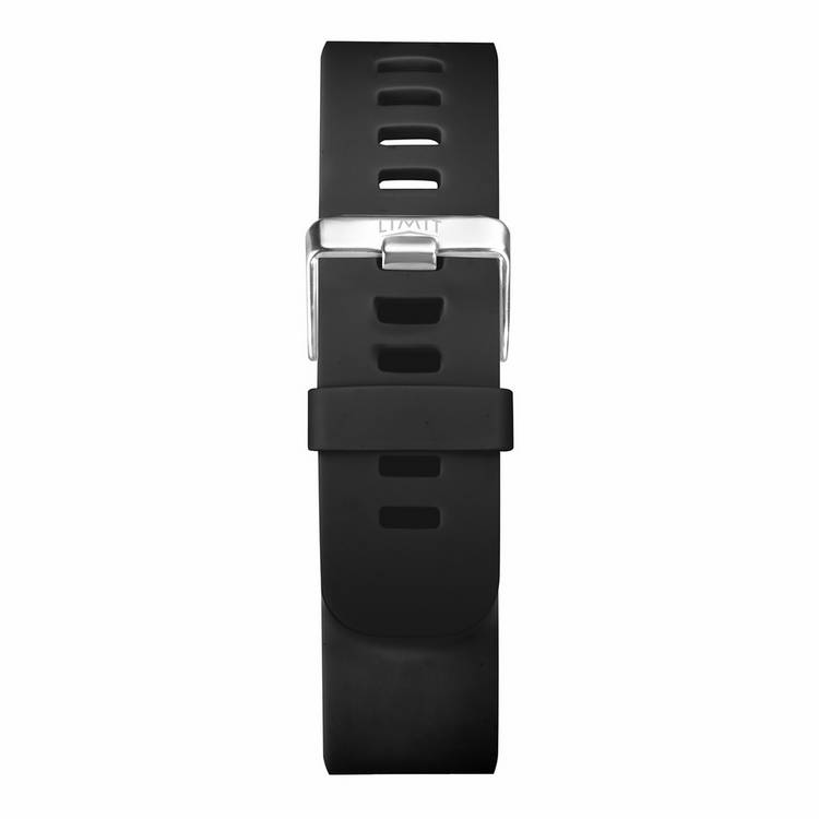 Limit smart watch black silicone strap (British brand)
