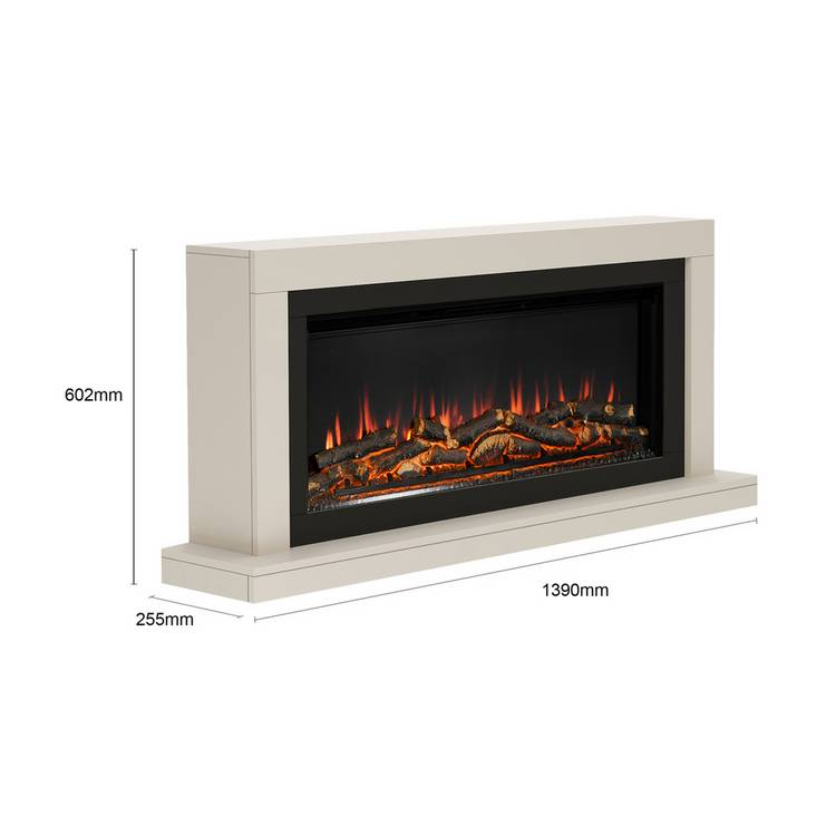 Be Modern Elyce Grande electric fire 1390mm, imported from the UK