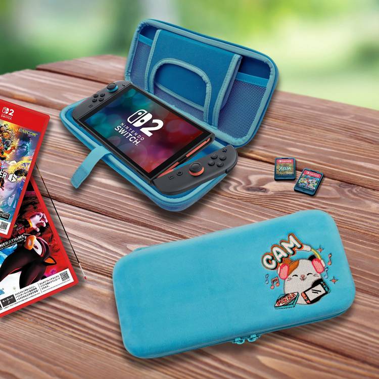 Squishmallows Cam the Cat travel case for Nintendo Switch - British product