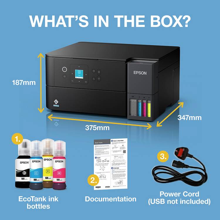 Epson EcoTank ET-2950 wireless printer - British product