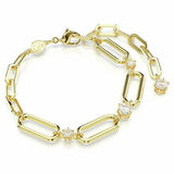 Argos Swarovski Gold Tone Plated Crystal Constella Chain Bracelet 15.5cm- Buy online at McGrocer