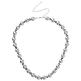 Liars & Lovers silver tone small sphere necklace 42.5cm (British brand)