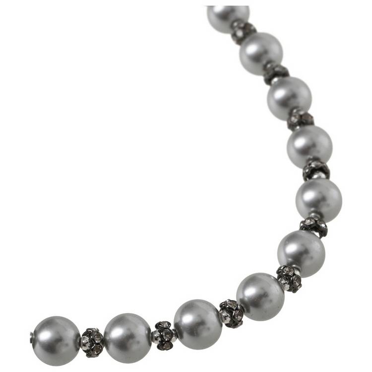 Liars & Lovers silver tone small sphere necklace 42.5cm (British brand)