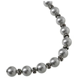 Liars & Lovers silver tone small sphere necklace 42.5cm (British brand)
