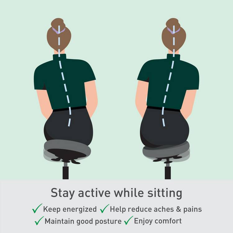 Leitz Ergo Active Sitting Stool (British brand)