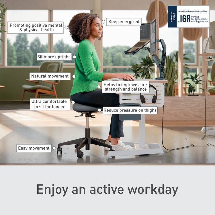 Leitz Ergo Active Sitting Stool (British brand)