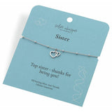Argos Hot Diamonds Sterling Silver Sister Heart Charm Bracelet 20cm- Buy online at McGrocer