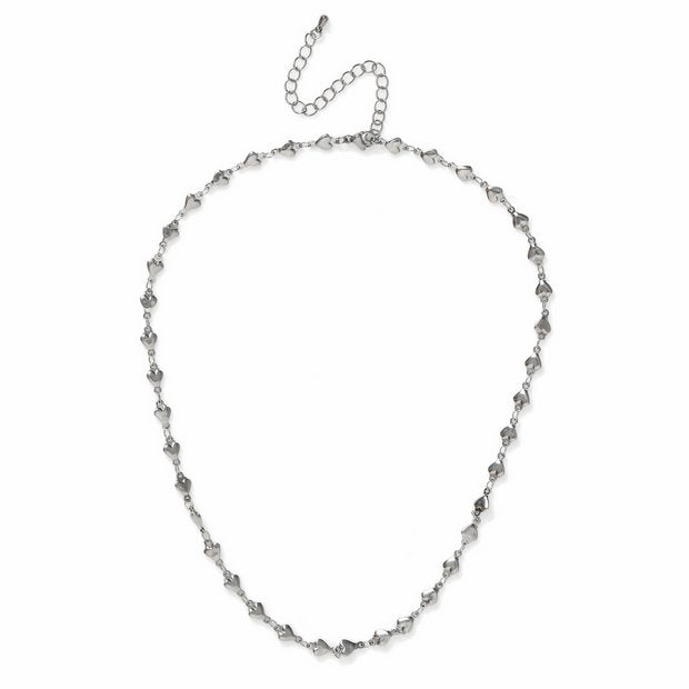 Revere heart link chain necklace 45cm, UK version