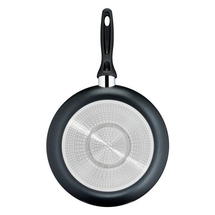Tefal 8 piece aluminium pan set black, imported from the UK