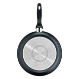 Tefal 8 piece aluminium pan set black, imported from the UK