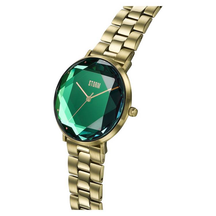 STORM watch green dial gold strap, imported from the UK