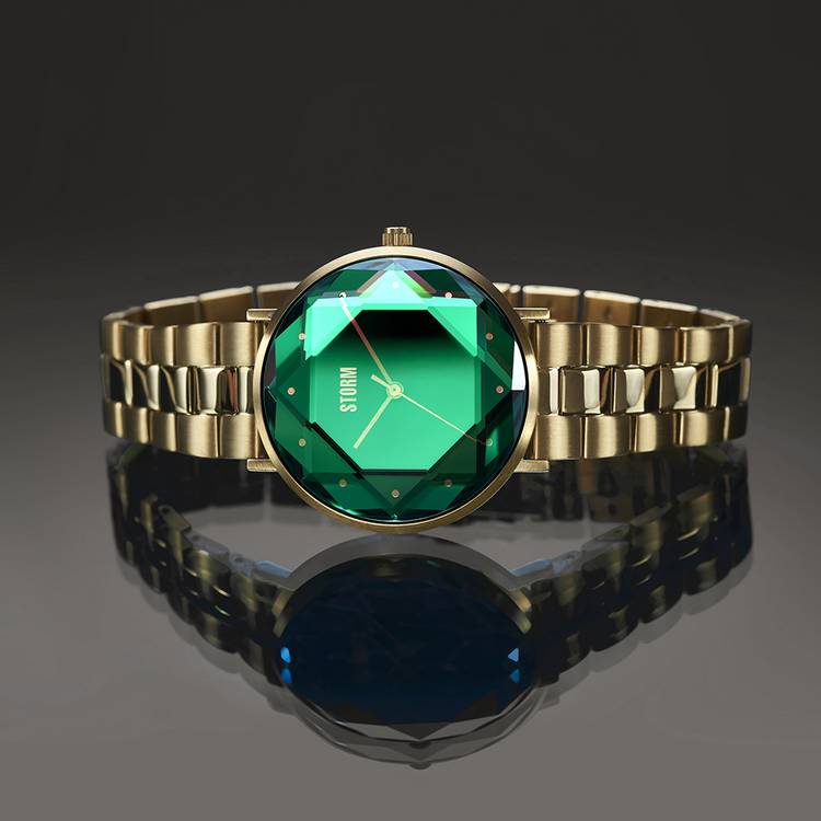 STORM watch green dial gold strap, imported from the UK