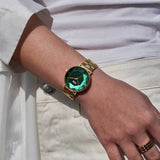 STORM watch green dial gold strap, imported from the UK