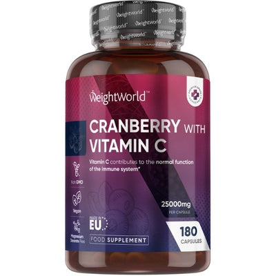 Superdrug WeightWorld High-Strength Cranberry Capsules 50000mg 180 Vegan Capsules- Buy online at McGrocer
