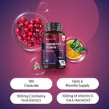 WeightWorld cranberry capsules 50000mg 180 capsules, UK version
