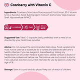 WeightWorld cranberry capsules 50000mg 180 capsules, UK version