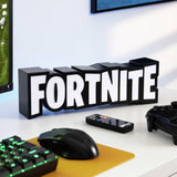 Fortnite logo USB LED novelty light black white - British product
