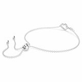 Swarovski infinity heart bracelet rhodium plated crystal, UK version
