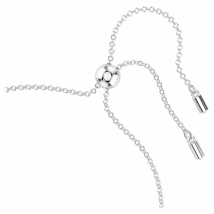 Swarovski infinity heart bracelet rhodium plated crystal, UK version