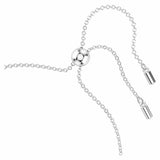 Swarovski infinity heart bracelet rhodium plated crystal, UK version