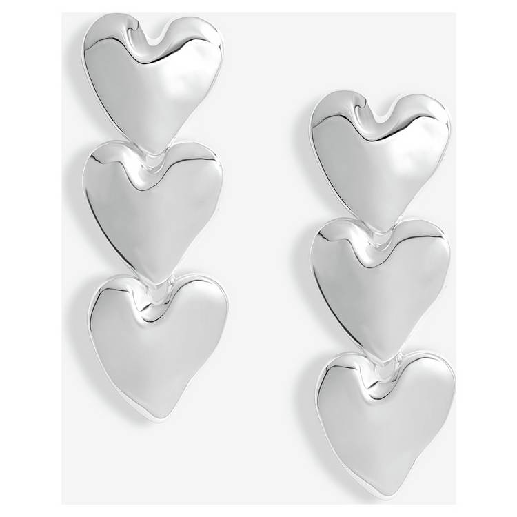 Lipsy triple heart drop earrings - British product