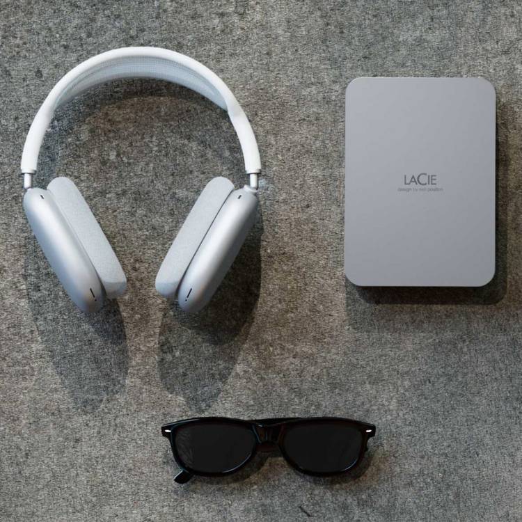 LaCie USB-C portable hard drive 2TB, UK version