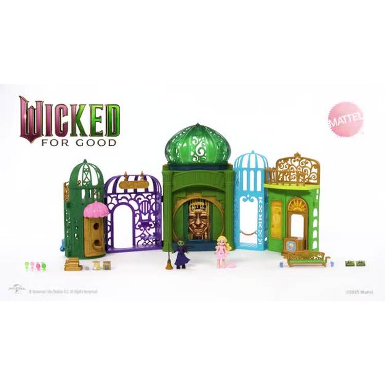 Wicked New World playset with Elphaba and Glinda dolls, UK version