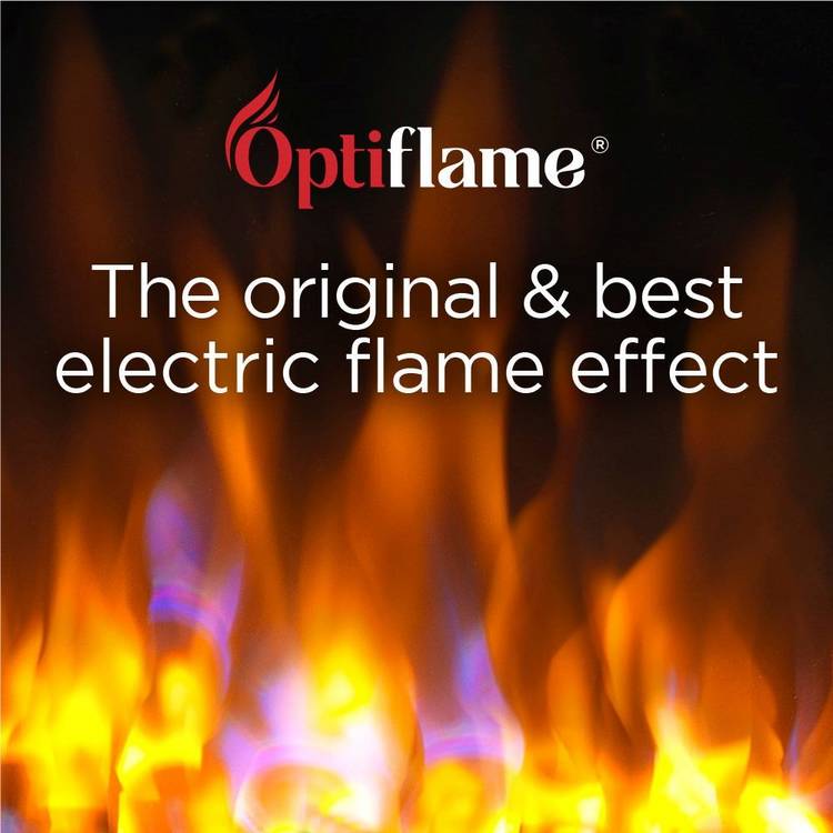 Dimplex Helmsdale brass electric fire 2kW, imported from the UK