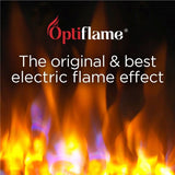 Dimplex Helmsdale brass electric fire 2kW, imported from the UK