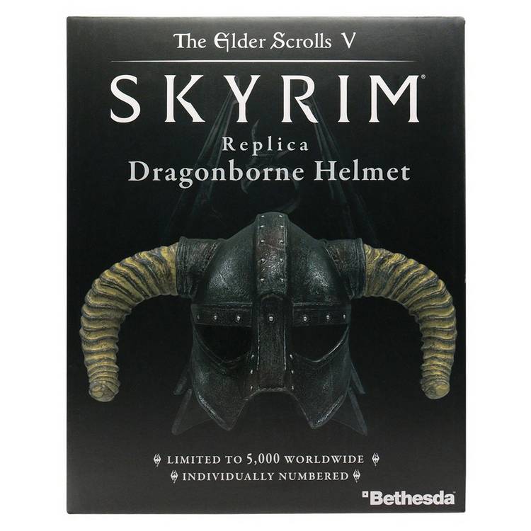 Skyrim Dragonborn Helmet replica hand-painted limited edition - British product