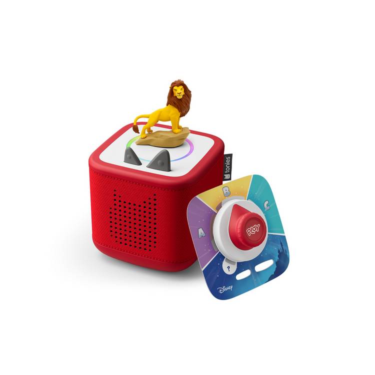 tonies Red Toniebox 2 Play Set with Lion King - (British brand)