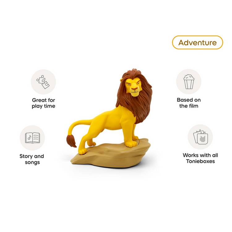 tonies Red Toniebox 2 Play Set with Lion King - (British brand)
