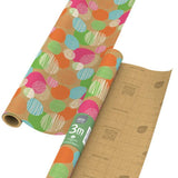 Eco Nature polkadot wrapping paper 2 rolls, imported from the UK