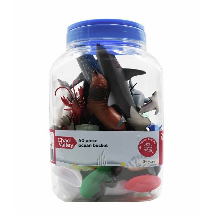 Chad Valley Ocean Bucket 50 pieces, UK version