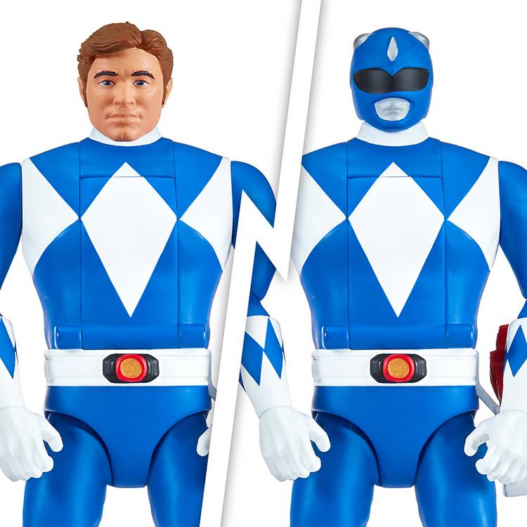 Power Rangers Blue Ranger action figure 23cm, UK version