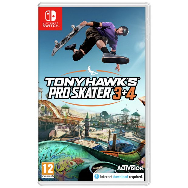 Tony Hawk's Pro Skater 3+4 Nintendo Switch game - British product