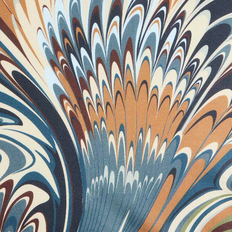 Habitat cotton marbled print blue bedding set single (British brand)