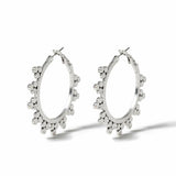 Argos Freedom Silver Soft Spike Hoop Earrings- Buy online at McGrocer